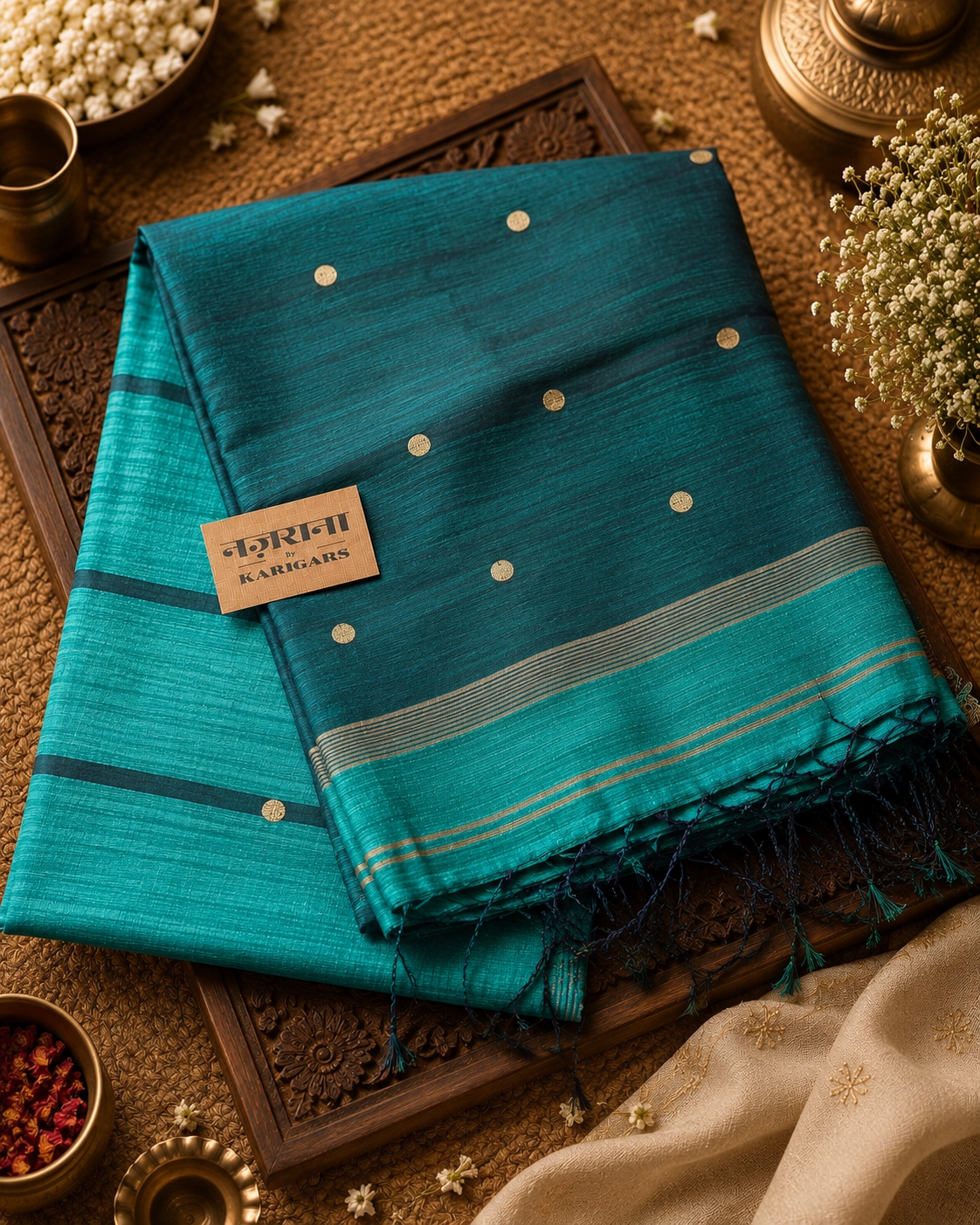 Matka Saree with Ginni