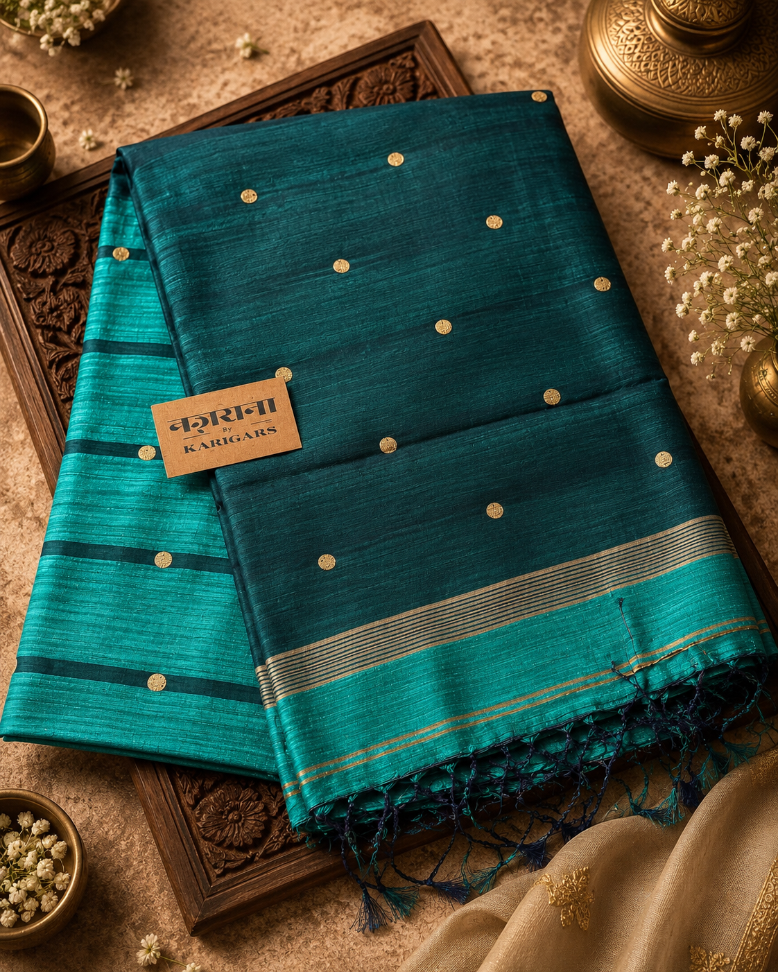 Matka Saree with Ginni